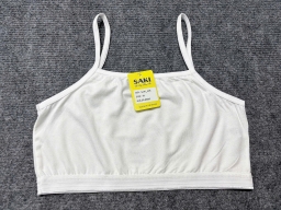 ÁO LÁ NGẮN SAKI 138 -  TRẮNG ÁO LÁ NGẮN SAKI 138 -  TRẮNG